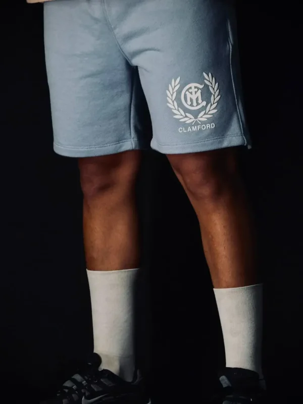 Bermuda Premium logo Clamford, color azul cielo