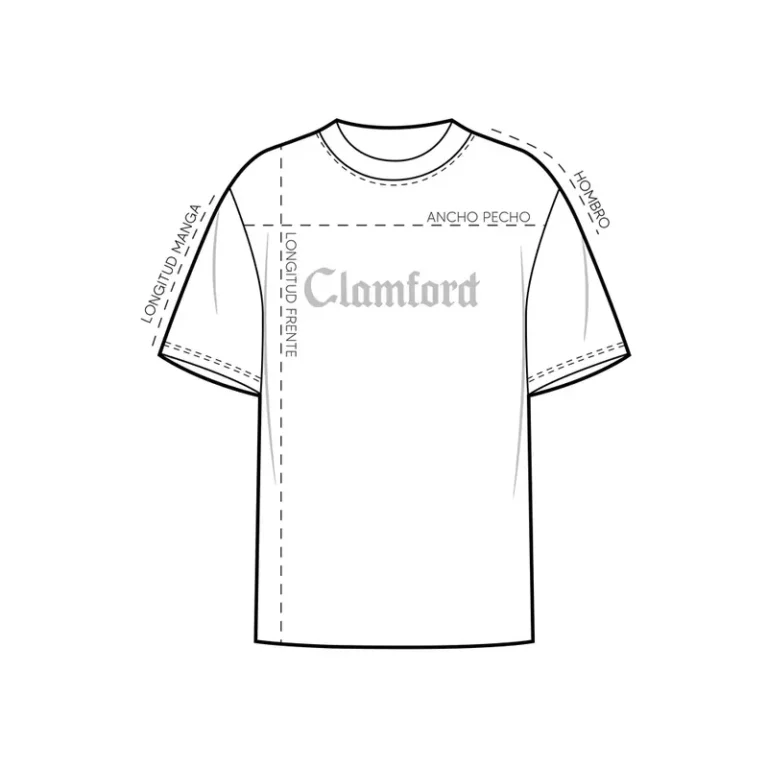 Cómo medir: Camiseta oversize hombre